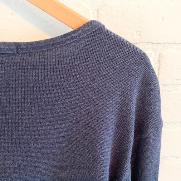 Field&Stream Men Tee Micro Waffle knit Henley thermal Long sleeve cotton Blue XL - Picture 10 of 11